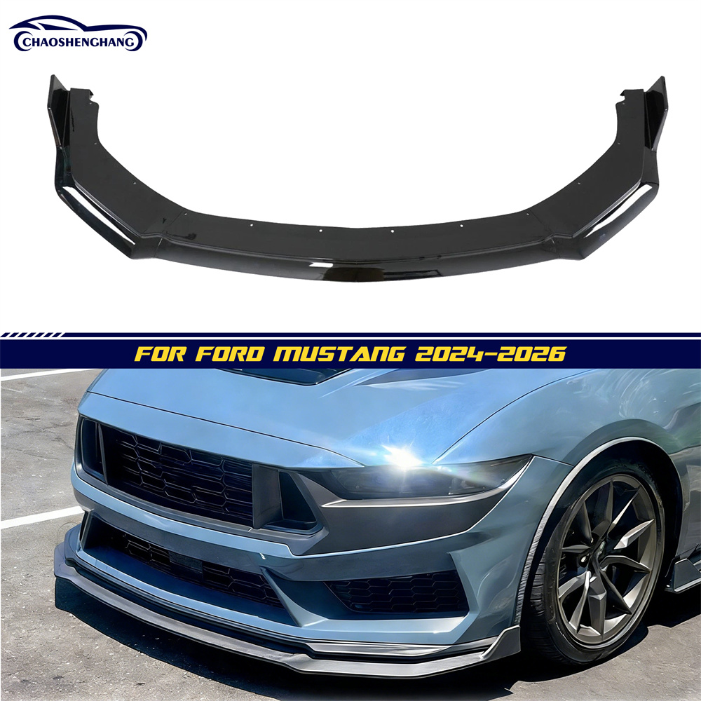 الشفة الأمامية لسيارة فورد موستانج 2015-2017 / 2018-2023 / 2024+ S650 GT EcoBoost
