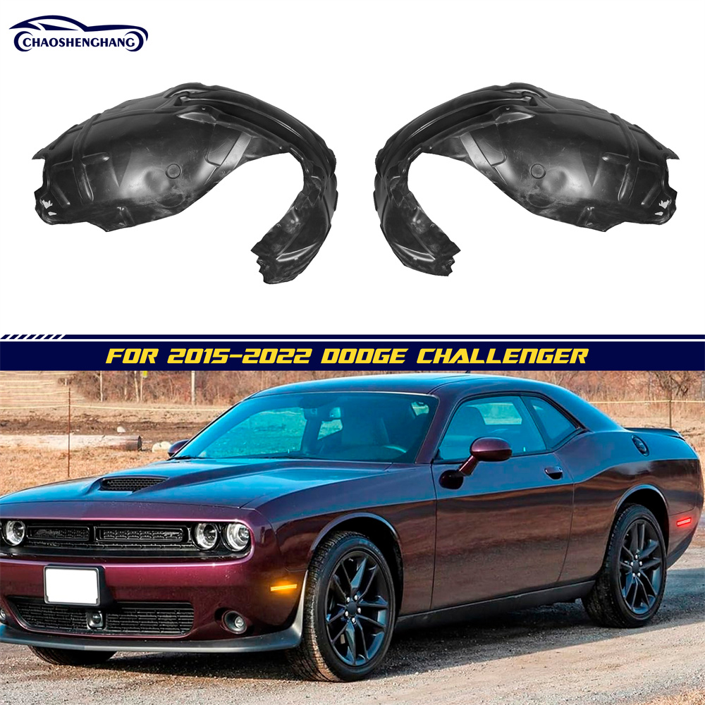 بطانة الرفارف لسيارة تشالنجر R/T 2015-2021، R/T Scat Pack، SRT 392، SXT، T/A 392 (زوج: يسار ويمين)