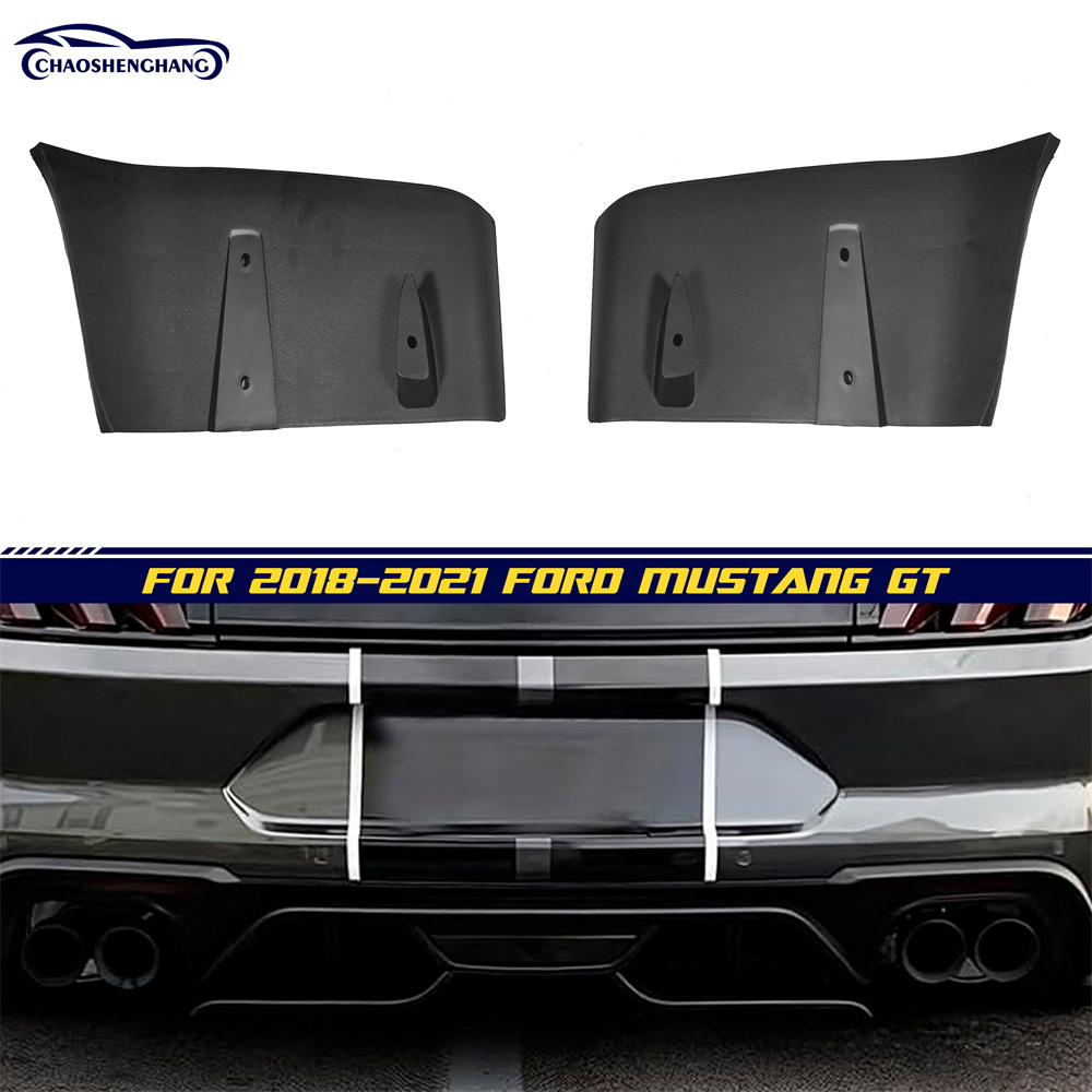 طقم غطاء ناشر المصد الخلفي Aero Foil متوافق مع سيارة فورد موستانج GT 2018-2021